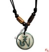 Carved bone pendant57