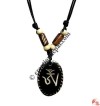 Carved bone pendant69