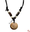 Carved bone pendant72