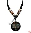 Carved bone pendant74