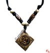 Carved bone pendant75