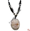 Carved bone pendant76