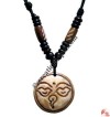 Carved bone pendant81