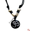 Carved bone pendant86