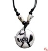 Carved bone pendant115