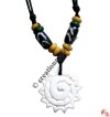 Carved bone pendant121
