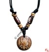 Carved bone pendant125