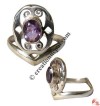 Crown design silver finger ring
