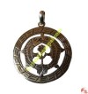 Auspicious fish silver pendant