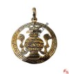 Auspicious Kalasha silver pendant