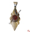 Onyx silver pendant2