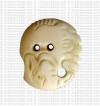 Elephant shape bone button (packet of 10)