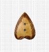 Heart shape bone large button (packet of 10)