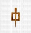 Free 2-piece design bone button (packet of 10)