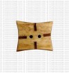 Silple carved 4-corner button (packet of 10)
