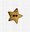 Star bone button (packet of 10)