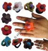 Felt flower ring