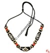 Multi shapes Dzi bead necklace