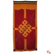 Endless knot design door curtain