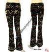 Black rib cotton trouser