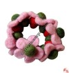 Beads and flower hairband