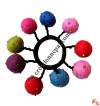 Tiny beads decorated felt-beads hairband 2