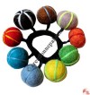 Thread decorated beads hairband