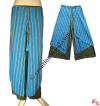 Cotton front layered string trouser