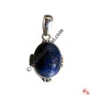 Small size Lapis stone silver pendant2