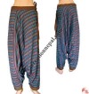 Cotton stripes loose trouser