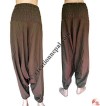 Cotton plain loose trouser1