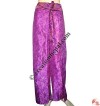 Sari silk open trouser