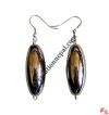 Silver coated plastic beads ear ring 14