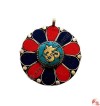 Stone setting flower pendant4