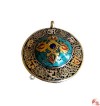 Stone setting filigree pendant3