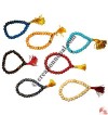 Plain color bone beads wristband