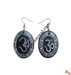 OM oval ear ring