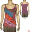 Hand emb rib tank top