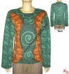 Patch-work stone wash full t-shirt