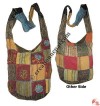 Stone wash patch-work jogi bag