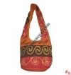 Spiral tie-dye shyama lama bag