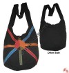 Peace patch black lama bag