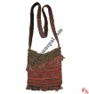 Flap less silk passport bag