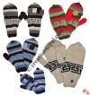 Assorted woolen cover gloves with fleece