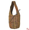 Bottom round patch-work stone wash Lama bag1