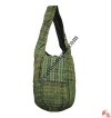 Bottom round patch-work stone wash Lama bag3