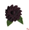 Three-step felt chakra brooch