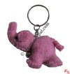 Elephant design felt key ring3