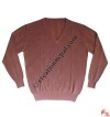 Gents V-neck squares design Pashmina sweater2