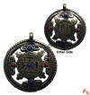 Kalachakra metal pendant